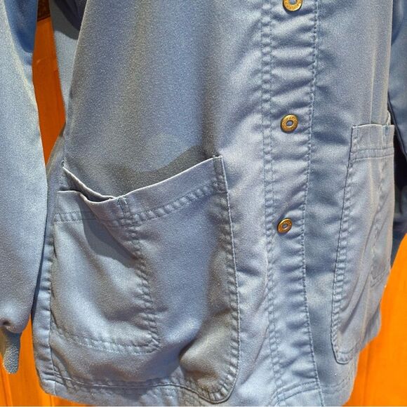 Greys Anatomy Royal Blue Scrub Jacket Small - Picture 3 of 4